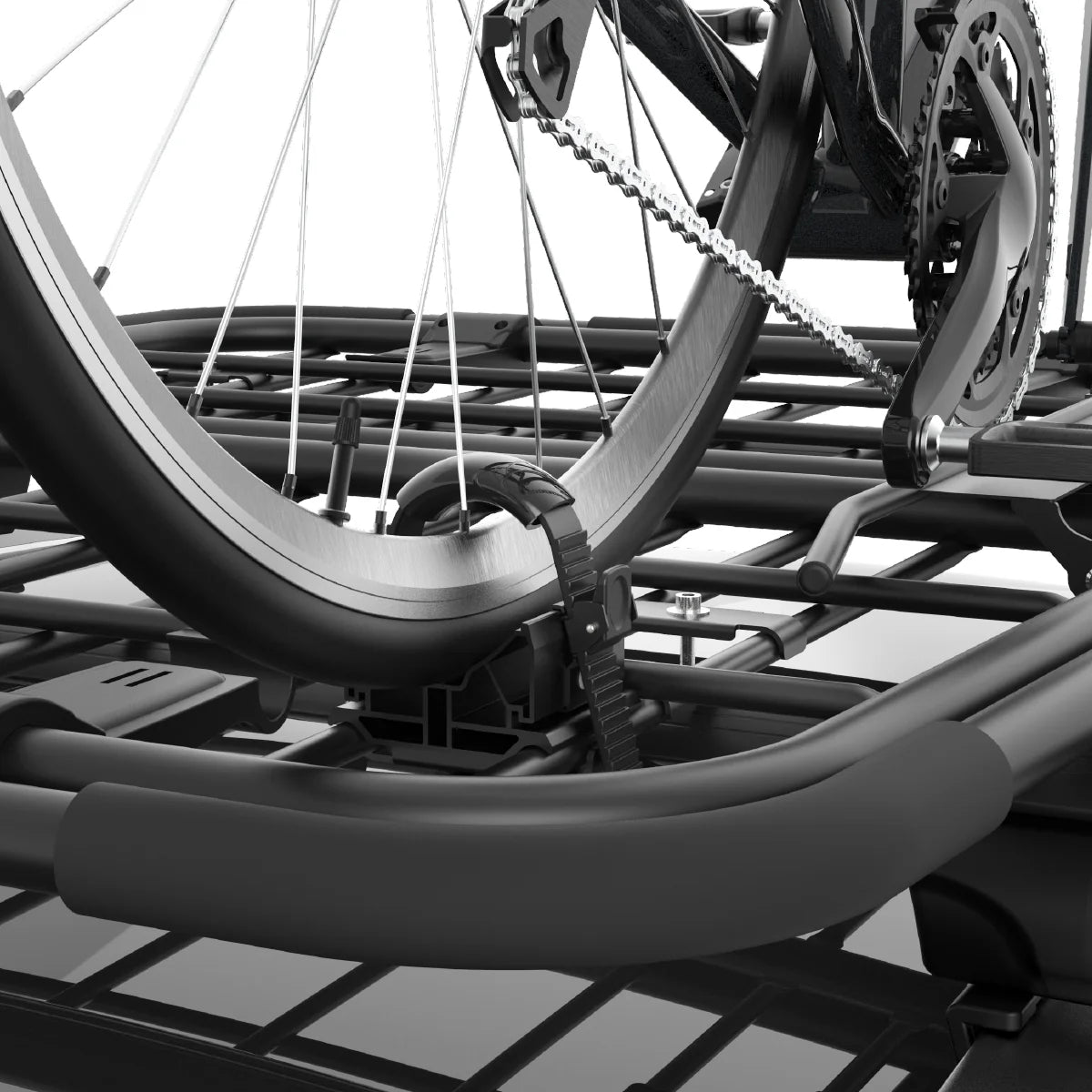 3D BIKE CARRIER KIT - ROOF TOP BASKET FORK MOUNT